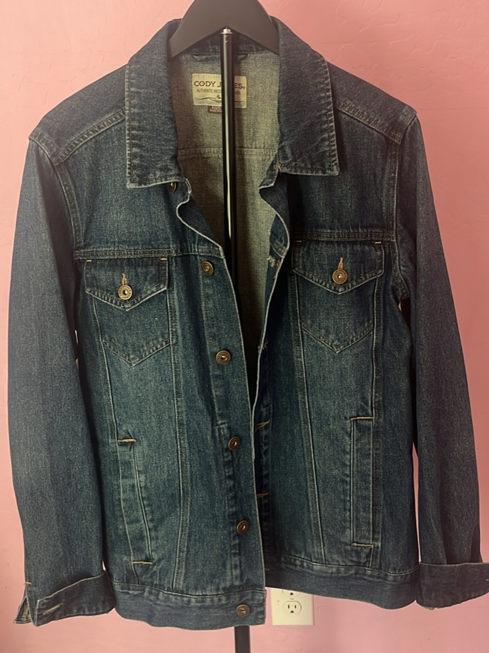 Cody James Dark Blue Denim Jacket